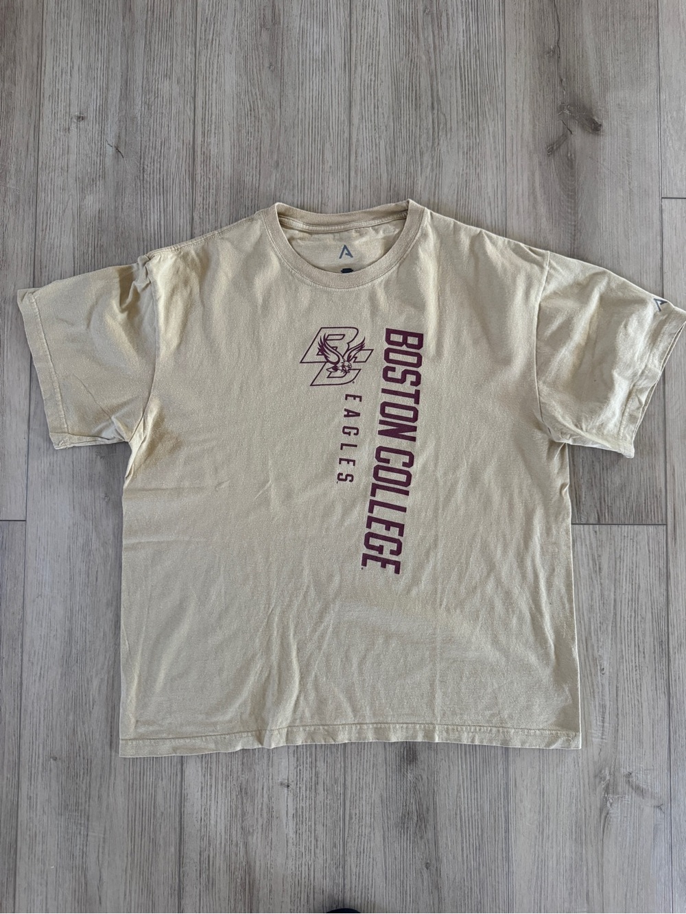 Boston College Eagles Beige Short-Sleeve T-Shirt